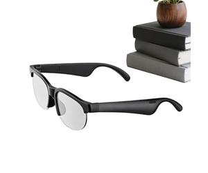 Purpose Translator Glasses, Smart Digital Eyewear Device, Simultaneous Speech Tools with Voice Recognition, Learning Spectacles, Conference Gadget with Modern Frame, Communication Gear for Men