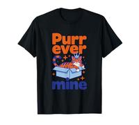 Purr Ever Mine Royal Cat in Box Cute Feline Lover T-Shirt