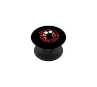 Purr Evil Devil Cat Grunge Spooky Design PopSockets Adhesive PopGrip