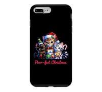 Purr-fect Christmas Cute Holiday Kittens Cartoon Case for iPhone 7 Plus/8 Plus