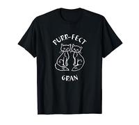 Purr-fect Gran Cute Cat Funny Gift T-Shirt