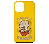 Purr-fect Ramen Cat Eating Noodles Kawaii Kitty Case for iPhone 12 mini