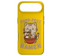 Purr-fect Ramen Cat Eating Noodles Kawaii Kitty Case for iPhone Air