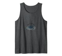 Purr Therapy in Progress: Cozy Cat Relaxation Tank Top, Men, Dark Heather Grey, S