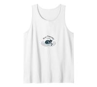 Purr Therapy in Progress: Cozy Cat Relaxation Tank Top, Men, White, M