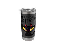 Purranormal Activity Halloween Design Stainless Steel Insulated Tumbler