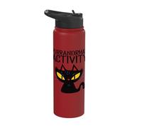 Purranormal Activity Halloween Design Stainless Steel Insulated Water Bottle