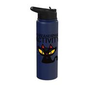 Purranormal Activity Halloween Design Stainless Steel Insulated Water Bottle
