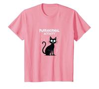 Purranormal Activity: Spooky Cat Halloween T-Shirt, Kids, Pink, 6 Years