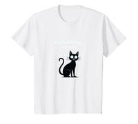 Purranormal Activity: Spooky Cat Halloween T-Shirt, Kids, White, 6 Years