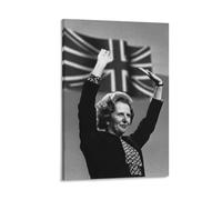 PURRCOCO 20th-century British Women Scientists Margaret Hilda Thatcher Poster1 Poster Painting Canvas Wall Art Living Room Posters Painting 08x12inch(20x30cm)