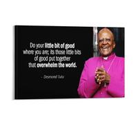 PURRCOCO Desmond Tutu Inspirational Life Quotes Poster1 Canvas Painting Poster Wall Art Decorative Picture Prints Modern Decor 08x12inch(20x30cm)