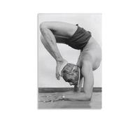 PURRCOCO Indian Yoga Gurus B. K. S. Iyengar Poster7 Picture Print Wall Art Poster Painting Canvas Posters Artworks Room Aesthetic 24x36inch(60x90cm)
