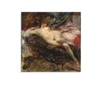 PURRCOCO Reclining Nude Giovanni Boldini Painter Poster1 Artworks Picture Print Poster Wall Art Painting Canvas Decor Home Posters 28x28inch(70x70cm)