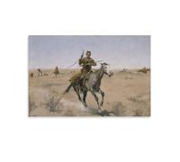 PURRCOCO The Flight Frederic Remington Painter Poster Canvas Wall Art Prints Poster Photo Picture Painting Posters Room Decor 12x18inch(30x45cm)