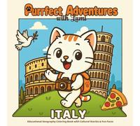 Purrfect Adventures with Lumi: Italy: A travel-themed coloring book for kids and kawaii lovers