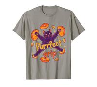 Purrfect Grip Cat Rock Climbing Fun T-Shirt