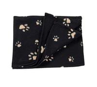 Purrfect Pet (TM) Pet Cat Dog Cover Throw Blanket (Large, Black)