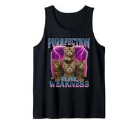 Purrfection is My Weakness Cute Cat Lover Gift Tee Tank Top