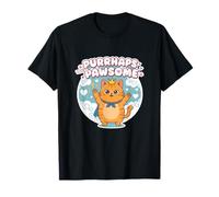Purrhaps You're Pawsome Cute Cat Kawai Feline Lover Friends T-Shirt