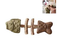 PurriDent - Fix Your Cat’s Dental Health, Natural Creative Fish Bone Cat Toy, Interactive Kitten Chew Playthings, Chew Stick Toys, Interactive Playtime, for Cats Teeth Cleaning (C - 1PC)