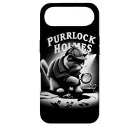 Purrlock Holmes Cat Detective Tee - Mystery Fun Inspector Case for iPhone Air
