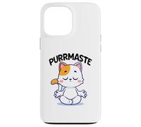 Purrmaste Namaste Cat Case for iPhone 13 Pro Max