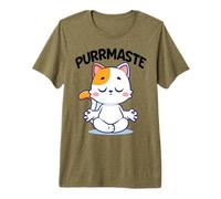 Purrmaste Namaste Cat Premium T-Shirt