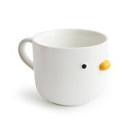 PURROOM Large Breakfast Mug, Handmade Glaze Duck Cup, Safety Ceramic Coffee Mug & Oatmeal Soup Bowl, 650ml Oversized Cute Cereal Cup. Best Gifts for Family Friends.
