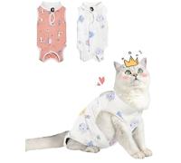 Purrpurrpets Cat Spay Recovery Suit Female, Breathable Cat Onesie for Cats After Surgery Female, Kitten Surgery Recovery Suit for Abdominal Wounds