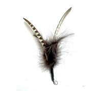 Purrs Natural Feather Spinning cat toy handcrafted Attachment - Single - Fits PurrSuit, Da Bird & Frenzy Cat Toys