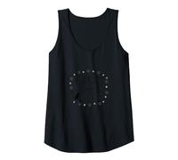 Purrsist and Success: Cat Lover Motivational Tank Top, Women, Black, L