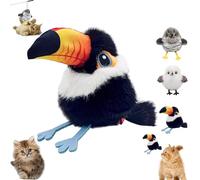 Purrsuit Bird Flapping Cat Toy, Interactive Flying Bird Cat Toys, Rechargeable FlappingBird CatToys, Flapping BirdCat ToyFlying with Catnip,Three-Mode Wing Flap (Pelican)