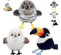 Purrsuit Bird Flapping Cat Toy, Interactive Flying Bird Cat Toys, Rechargeable FlappingBird CatToys, Flapping BirdCat ToyFlying with Catnip,Three-Mode Wing Flap (3Mix)