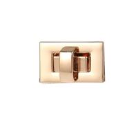 Purse Clasps 10pcs 2.6CM Metal Square Bag Turn Lock Twist Clasp Leather Craft Women Handbag Shoulder Purse DIY Accessories(Color 3)
