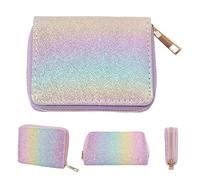 Purse for Little Girls, Cute PU Leather with Zip, Portable, Handy, Small, Practical Mini Coin Compartments - For Cash, , Change, Cards, Shopping and The