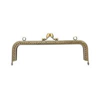Purse Frame Bag Handles Purse Clasp Frame Bag Kiss Lock Vintage Metal for DIY Craft Making(18cm-)