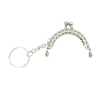 Purse Frame Metal Kiss 2 Inch Metal Arch Coin Ball Snap Clasp For Clutch Leather Handle Bag Sewing Coin Purse Clasps For Bag Making