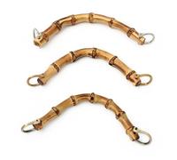 Purse Frames 3PCS Leather Bag Natural Wallet Handle Woven Removable Frame Kiss Buckle with Horseshoe DIY Accessories(14.5cm-Silver)