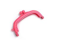 Purse Frames Candy Color Purse Frame Kiss Clasp Bag Lock Clasps Buckle Hardware(Pink)