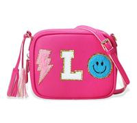 Purse Gifts for Little Girls - Kids Heart Purse Cute Crossbody Bag Teens Girls Wallet Birthday Gift, Rose Red, L
