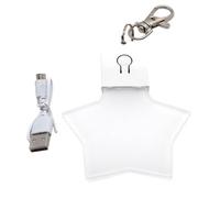Purse Glow Heart Light, Zinc Alloy+Acrylic 3.98x2.76 Inches | Handbag Light with Clip, Colorful LED, Automatic Sensor Touch Activated Līght | Mini Night Līght for Bags & Backpacks