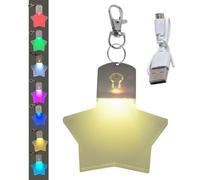 Purse Glow Light - Touch Purse LED Lamp Night Light, Automatic Sensor Glowing Star/ Heart-Shaped Handbag Light, Rechargeable Tote Bag Light, Glowing Night Light Backpack Lamp For Women Ladies Girls