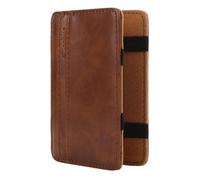 Purse Men's Business Faux Leather Money Clip Card Holder Slim Bifold Magic Wallet Creative and Exquisite WorkmanshipDurability