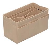 Purse Organizer Insert Felt Bag Organizer Handbag Organizer Insert Bag In Bag Organizer For Tote Fits LV Speedy Neverfull Beige Size: S