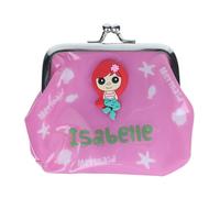Purse Pals Girls Personalised Isabelle Name Mermaid Coin Purse PVC Kids Animal Character