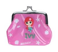 Purse Pals Girls Personalised Ivy Name Mermaid Coin Purse PVC Kids Animal Character