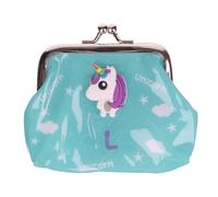 Purse Pals Girls Personalised L Initial Letter Unicorn Coin Purse PVC Kids Animal Character