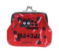 Purse Pals Girls Personalised Matilda Name Ladybird Coin Purse PVC Kids Animal Character