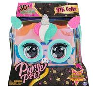 Purse Pets Age 4+, Y2K Corn Interactive Unicorn Pet Toy & Crossbody Bag, over 30 Sounds & Reactions, Kids’ Toys for Girls & Tweens